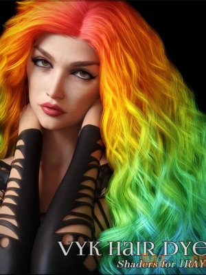 VYK Hair Dye Shaders for Iray-的染发剂明暗器