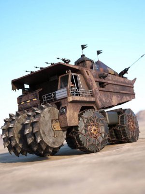 Wasteland Mining Truck-荒地采矿卡车