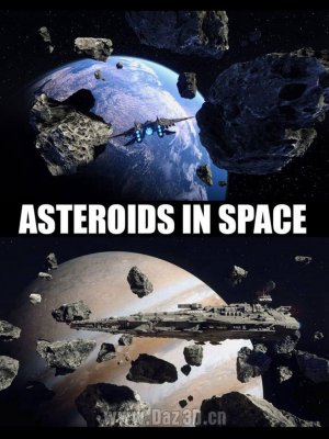 Asteroids In Space-太空中的小行星