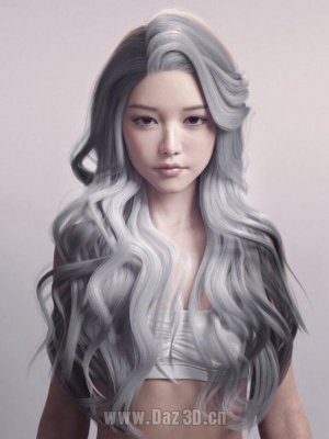 Cangfa Hair for Genesis 8 and 8.1 Females-创世记第8章和第81章女性的苍发