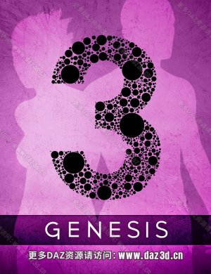 DAZ G8 G3 Genesis 8 Genesis3 基础包人物基础模型包-英文原版