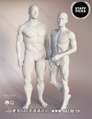 Genesis8 Male Body Morphs–G8男性身体变形