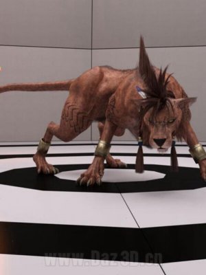 Red XIII for DAz3d-3的红色