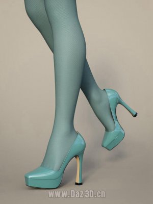 Square Pumps 2 for Genesis 8 and 8.1 Females-创世纪8和81女性的方形泵2