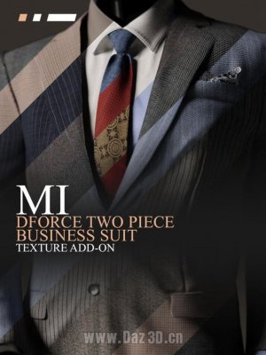 dForce MI Two-Piece Business Suit Texture Add-On-两件套商务套装纹理插件