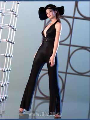 dForce Summer Chic Suit for Genesis 8 Female(s)-创世8女夏季时尚套装