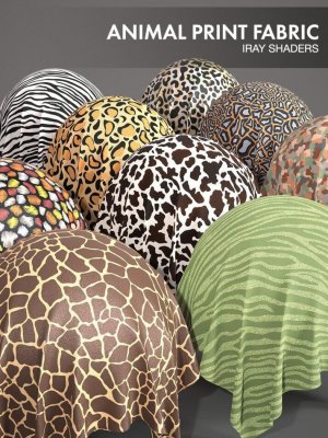 Animal Print Fabric – Iray Shaders-动物图案织物着色器