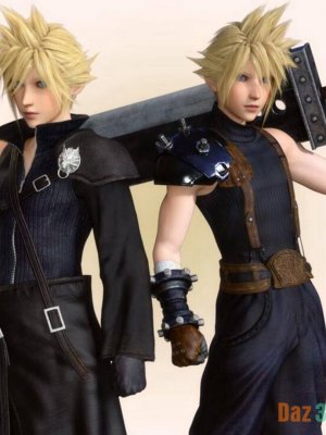 Cloud Strife Outfits For G8M-8的云冲突装备