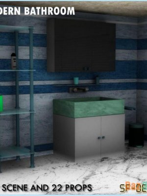 Modern Bathroom-现代化的浴室