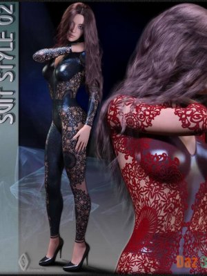 Mysterious Story Two Suit Style 02 for Genesis 8 and 8.1-神秘的故事两套风格02为创世纪8和81