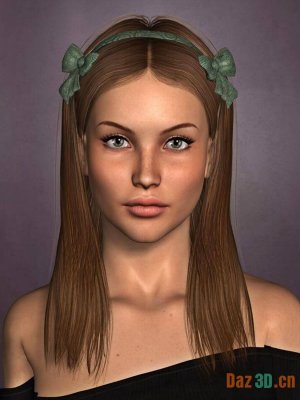Ibby Hair for Genesis 2 Female(s) and Victoria 4-创世纪2号女性和维多利亚4号的伊比头发