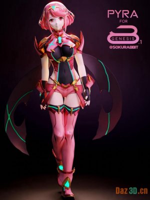 Pyra for Genesis 8 and 8.1 Female-创世纪8和8.1女性的Pyra