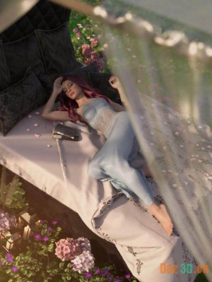 Sleeping Beauty Pose Set for Genesis 8.1 Female-睡美人姿势设置为创世纪81女性