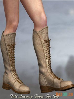 Tall Lace-up Boots For V4-4的高筒系带靴