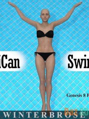 iCan SWIM, Swimming Poses for Genesis 8 Female (G8F)-我会游泳，创世纪8女性的游泳姿势（8）