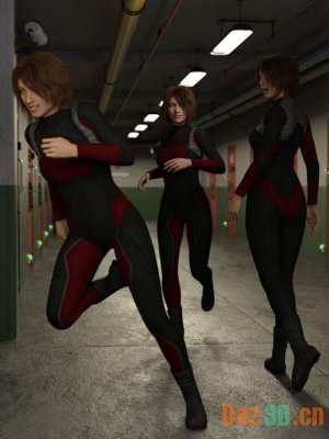 Bodies in Motion Poses for Genesis 8-运动中的身体为《创世纪》第8章摆好姿势