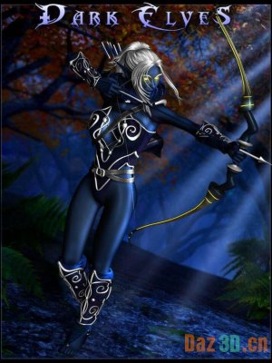 Dark Elves for Genesis 2 Female(s)-黑暗精灵为创世纪2女性