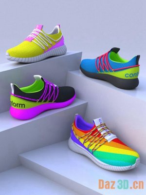 HL Conform Sneakers for Genesis 8 and 8.1 Females-适用于8和81女性的运动鞋
