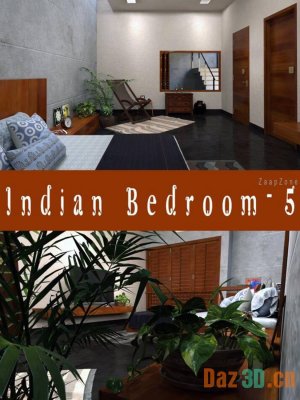 Indian Bedroom 5-印度卧室5