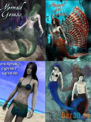 Mermaid Genesis Mega Bundle-美人鱼创世纪巨型束