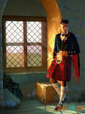 Scottish Kilts – Prince Charlie Outfit-苏格兰方格呢短裙查理王子装
