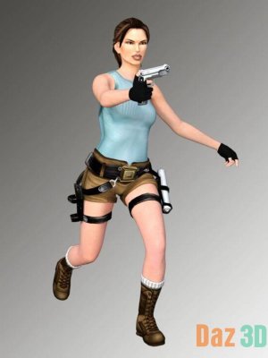 Tomb Raider Anniversary For Genesis 8 Female-古墓丽影周年纪念创世纪8女性