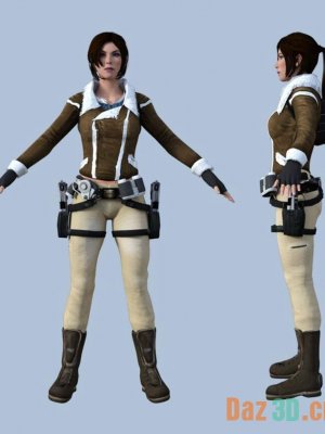 Tomb Raider Nepal Outfit For Genesis 8 Female-古墓丽影尼泊尔创世纪8女性装备