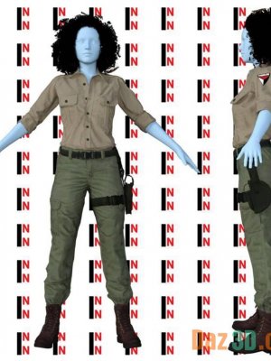 Uncharted Nadine Island Outfit For Genesis 8 Female-《创世纪8》女性的神秘纳丁岛装备
