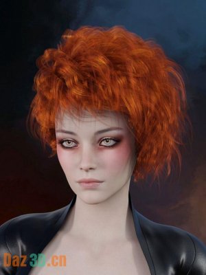 Valen Hair for Genesis 8 Females and Males-创世纪8女性和男性的瓦伦头发