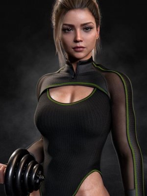 AJC Aero Fitness Outfit for Genesis 8 and 8.1 Females-创世纪8和81女性的健身装备