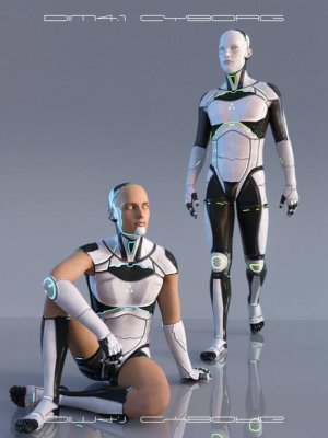 DIM4 Cyborg for Genesis 8.1 Males-创世纪81男性的4半机械人