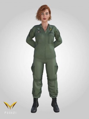 FG Military Outfit for Genesis 8.1 Female-创世纪81女性的军事装备