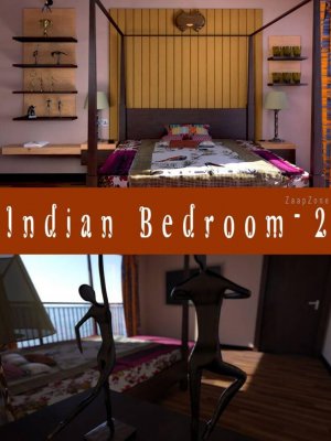 Indian Bedroom 2-印度卧室2