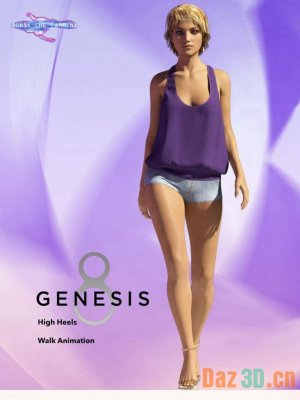 Walk Cycle for Genesis 8 Female(s)-创世纪8女性步行周期