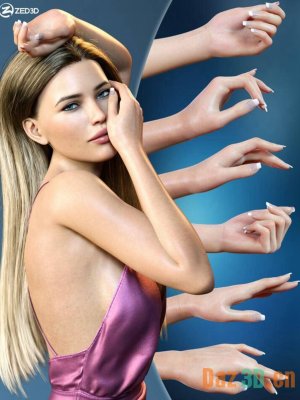 Z Hands of Beauty for Genesis 8 and 8.1 Female-创世纪8和81女性的美丽之手