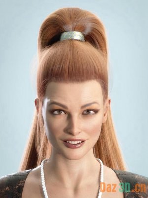 dForce Backbunch Hair Extensions for Genesis 8 and 8.1 Females-适用于8和81女性的接发