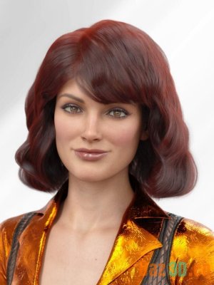 dForce Mayfair Hair for Genesis 8 and 8.1 Females-8和81女性的头发