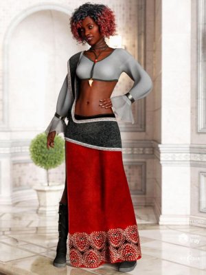 dForce Shanara Outfit for Genesis 8 Females-《创世纪8》女性的装备