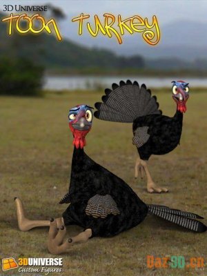 3D Universe Toon Turkey-3宇宙香椿火鸡