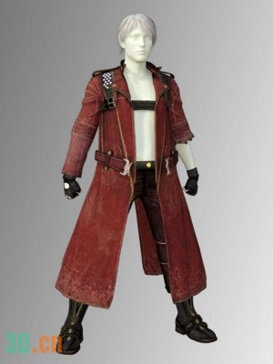 DMC Dante Outfit For Genesis 8 Male-但丁创世纪8男性装备