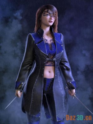 Demetria Outfit for Genesis 8 and 8.1 Females-创世纪8和81女性装备