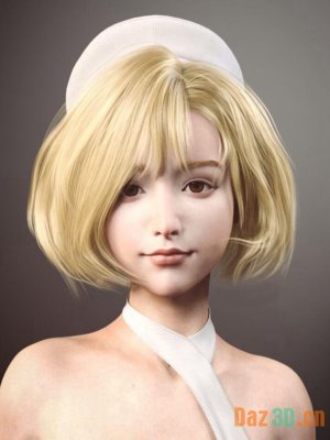 Gwou Hair for Genesis 8 and 8.1 Females-创世纪8和81女性的头发