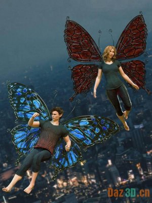 Morphing Butterfly Wings for Genesis 8-创世纪8的变形蝴蝶翅膀