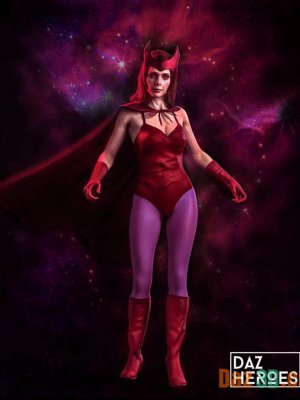 Scarlet Witch for Daz3D Genesis 8.1-猩红女巫为3创世纪81