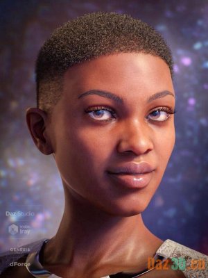 dForce Darcy 8 Hair for Genesis 8 Female(s)-8创世纪8女性的头发