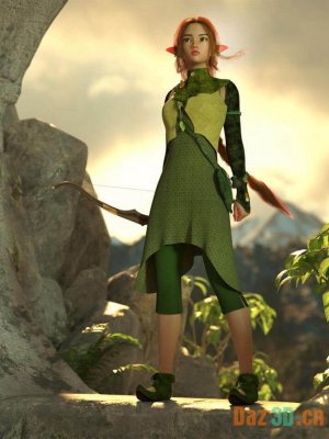 dForce Lilibet Outfit for Genesis 8 and 8.1 Females-《创世纪》第8章和第81章女性的装备