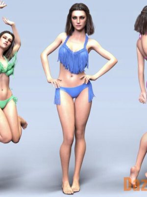 dForce Still Summer Bikini Set for G8F-为8设计的夏季比基尼套装