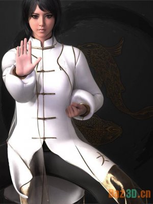 dForce The Way of Chi Outfit for Genesis 8.1 Females-创世记81女性的智装之道