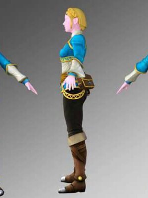BOTW Zelda Outfit For Genesis 8 Female-塞尔达创世纪8女性装备