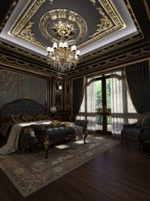 Elegant Bedroom-优雅的卧室
